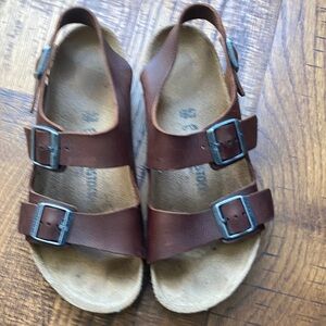 Men’s Brown Leather Birkenstocks